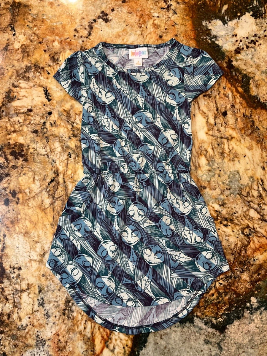 LuLaRoe Disney Mae Dress ~ SALLY ~ Nightmare Before Christmas ~ Toddler Size 2