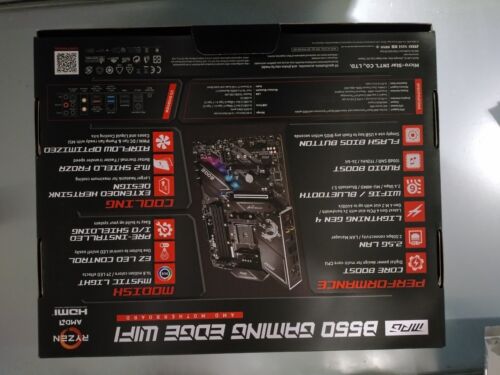 MSI B550 Gaming Edge Wifi Hauptplatine AMD AM4 Sockel PCIE 4.0 bereit - Bild 3 von 4