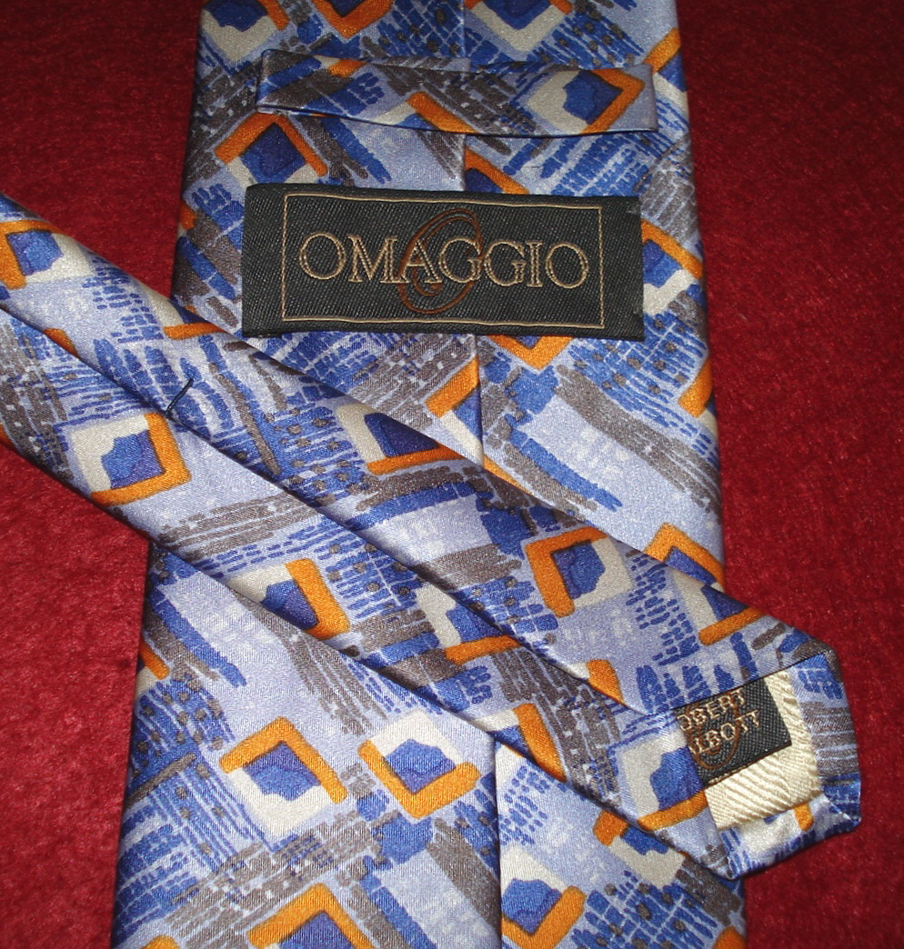 ROBERT TALBOTT OMAGGIO MULTI GEOMETRIC COLOR TIE … - image 3