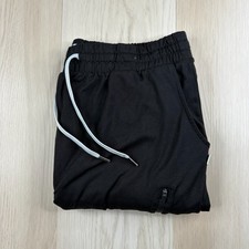 Feat Mens Black Drawstring Straight Leg Sunday Performance Joggar Size X-Large