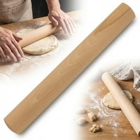 Nudelholz Holz 45 Cm Teigroller Teigrolle Zum Ausrollen