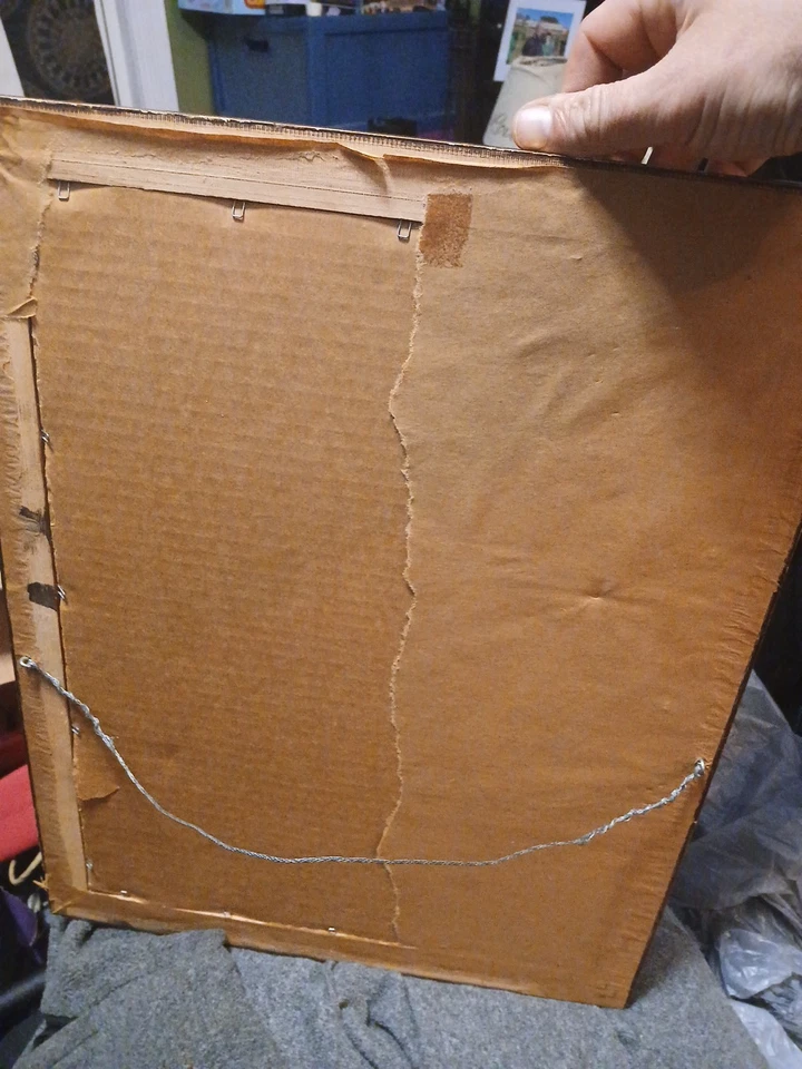 Arte emoldurada floral natureza morta Albert Williams “rosas em um vaso de vidro” - Imagem 3 de 3