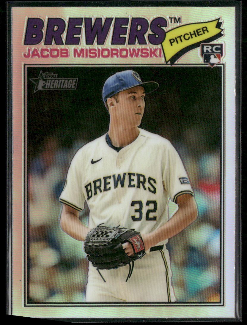 2026 Topps Heritage - Jacob Misiorowski #144 Chrome Refractor (RC)