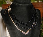 Atq/Vtg 15Pc FASHION JEWELRY LOT Garnet & Glass Beads~Coro~Carolee~JILCO~Italy — photo 5