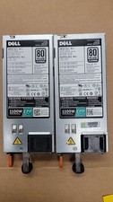 Lot of 2 Dell 0CMPGM 0W12Y2 for PowerEdge R630 R730 1100W EPP Power Supply