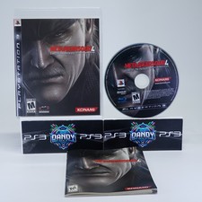Metal Gear Solid 4 Guns of the Patriots PS3 CIB W/ Manual - PlayStation 3