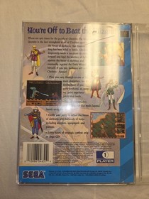 Dark Wizard (Sega CD, 1994) Authentic Case and Back Insert ONLY --NO GAME--