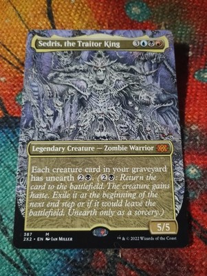 BORDERLESS Sedris, the Traitor King - 2X2 - NM - Magic: The Gathering - MTG