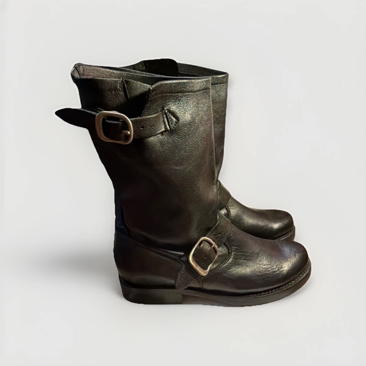 Frye Buckle Black Boots for Men for Sale | Shop New & Used  display picture 3