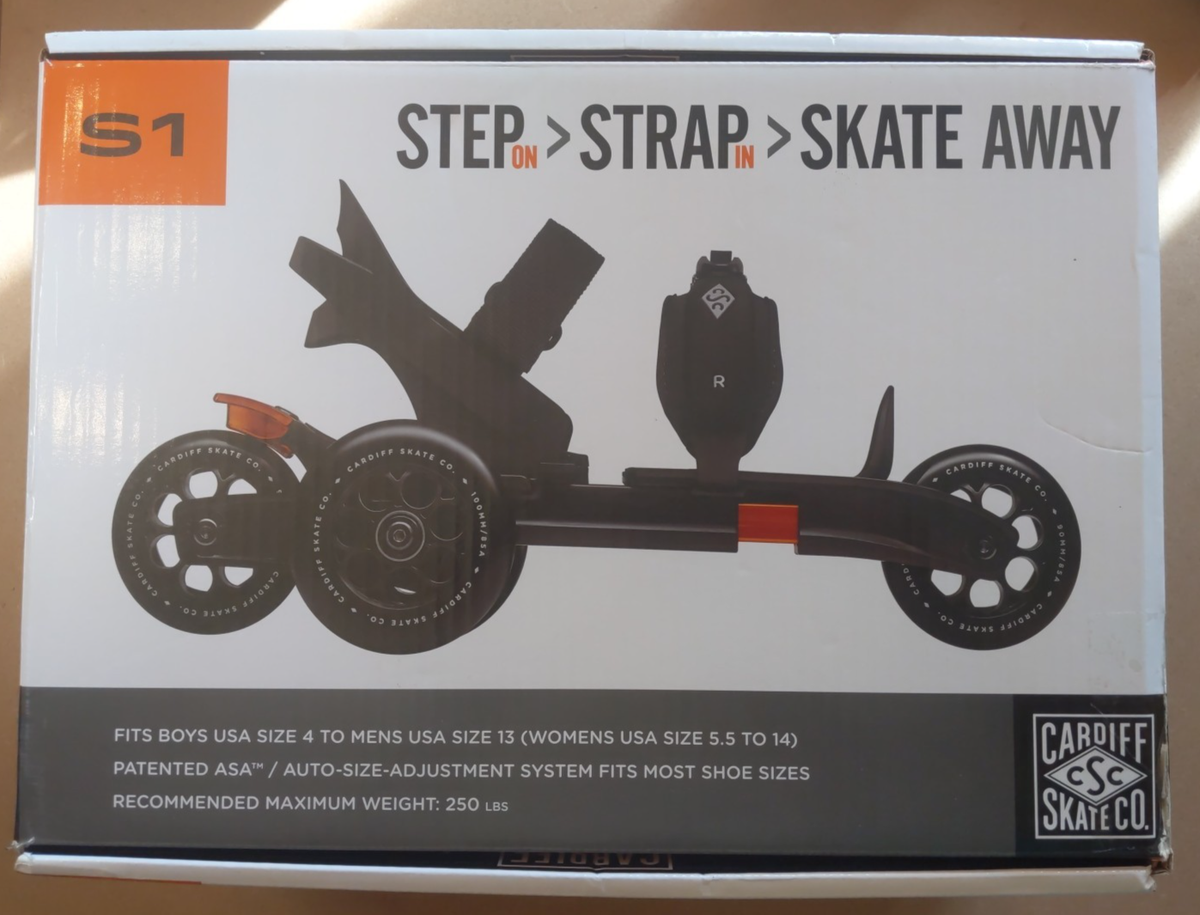 Cardiff Skates S1 for 20 Minutes Max 3 Wheel Roller Skate S1-002