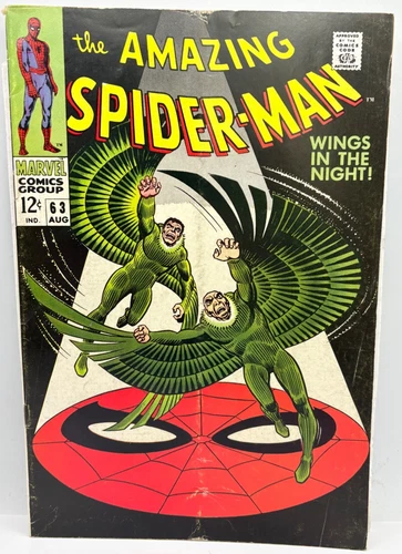 Marvel Comic The Amazing Spider-Man #63 Aug 1968 Vulture Appearance GD/VG