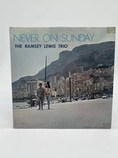 THE RAMSEY LEWIS TRIO NEVER ON SUNDAY LP VG VINYL RECORD ARGO LP686 FREE SHIP
