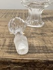 Vintage Early American Square Decanter Etched Fern Design With Diamond Stopper — photo 9