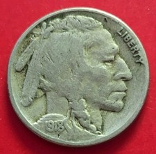 1918-S USA Buffalo Nickel 5 Cents