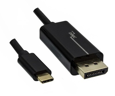 DINIC USB- C auf DisplayPort Adapter, 2 m, Schwarz (USBC-DP-2-SKB) #1906845