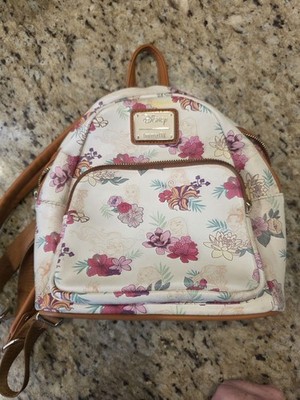 Loungefly Disney Princess Fall Floral Mini Backpack (Flaws, See Pics)