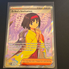 Erika's Invitation 196/165 SV2a Pokemon Card 151 Holo Full Art SR JPN 2023 on eBay