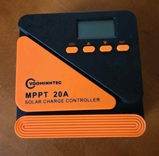 20A MPPT Solar Charge Controller 12V/24V Auto Adaptive Dual 5V/3A USB Chargin...