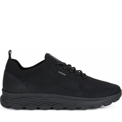 Geox Spherica Men's Black Open-Toe Fashion Sneakers Casual U15BYA0006KC9997