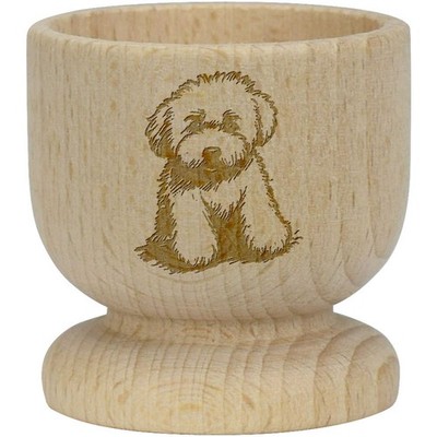 Eierbecher 'Golden Doodle' aus Holz (EC00027562)