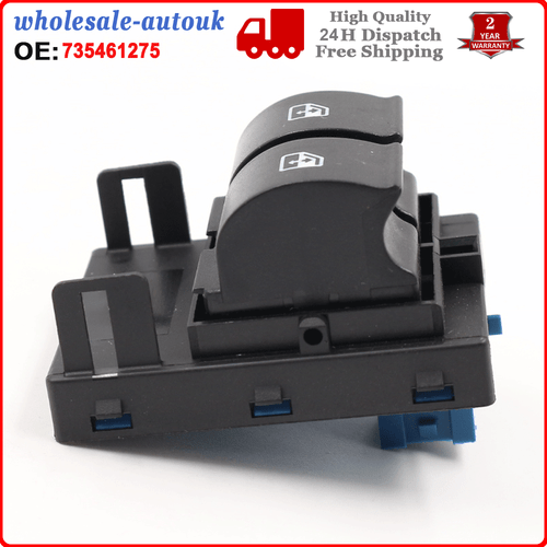 ELECTRIC WINDOW DOUBLE SWITCH BUTTON FRONT RIGHT FOR FIAT DOBLO 263 Diesel 1.6L - Picture 7 of 9