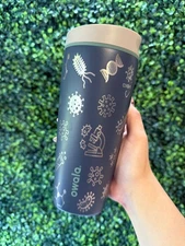 Owala SmoothSip Engraved with Lab guy/Scientist design 20oz