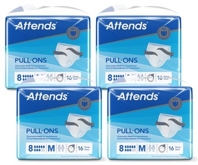 ATTENDS Pull-Ons 8 (Super) - saugstarke Pants - Medium - 4x16 Stück