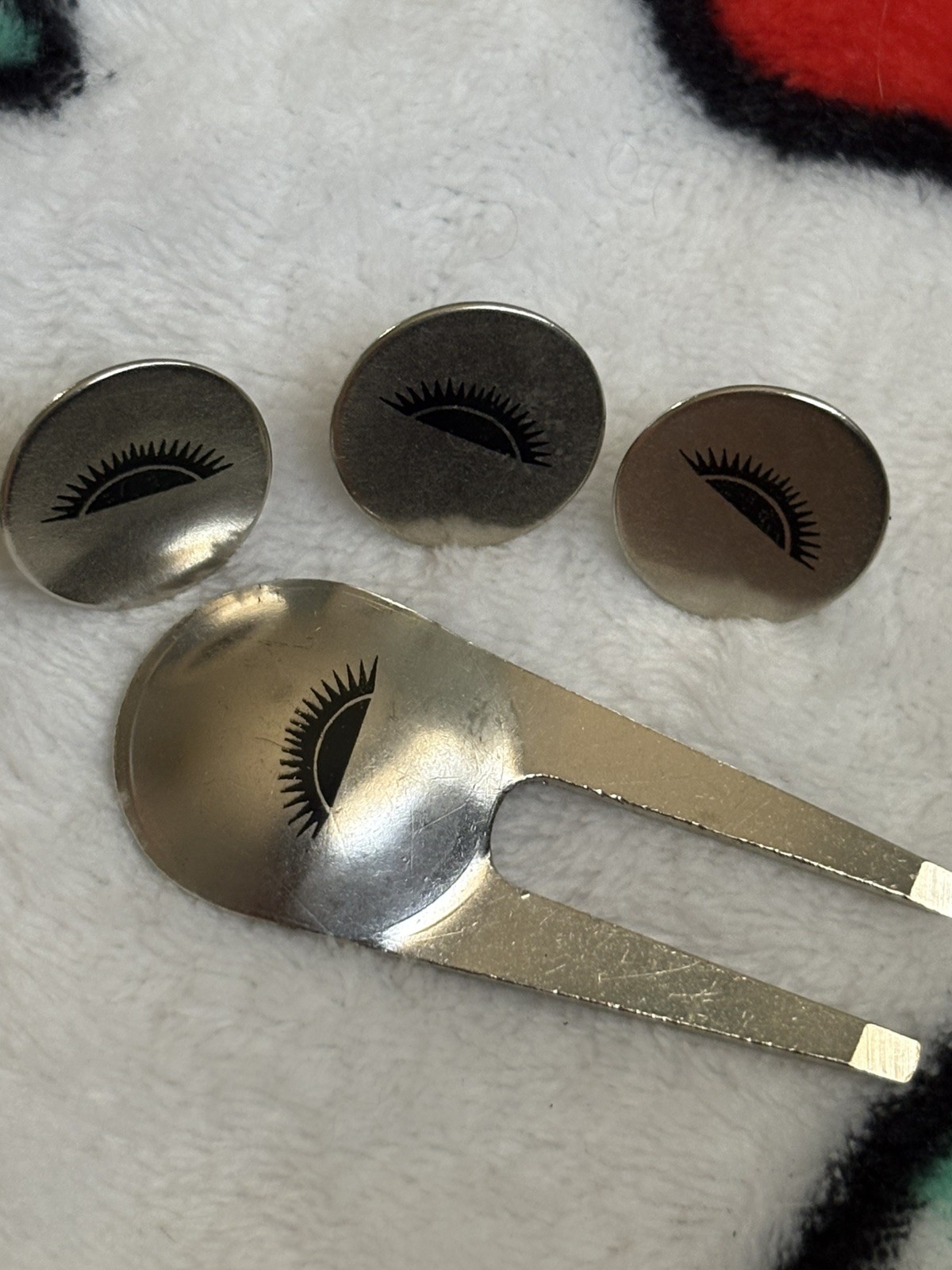 Sun Golf Divot Tool and Ball Marker Set