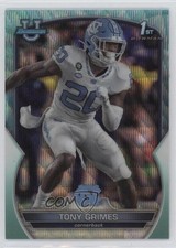 2022 Bowman U Chrome Aqua Wave Refractor 226/299 Tony Grimes #75 0b3