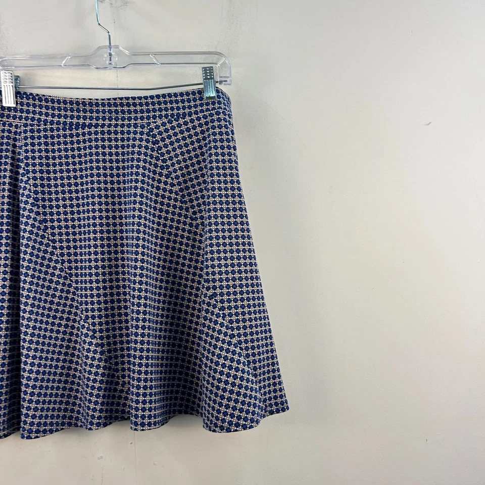 Falda cómoda para mujer XL azul amarillo punto a lunares cintura elástica mini 22404 Foto 2 de 4