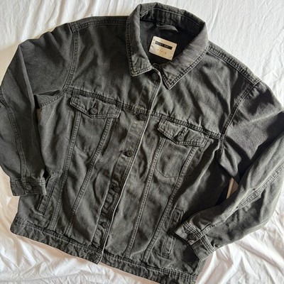 Black Denim Boxy Jacket Noisy May XL