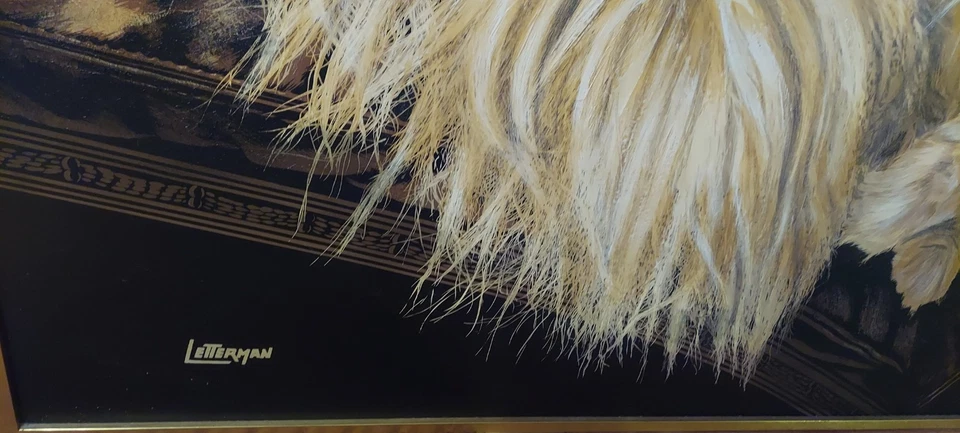 Кот отдыхающий оригинальная картина маслом Антуанетты Леттерман 48 «X60» - Изображение 3 из 3