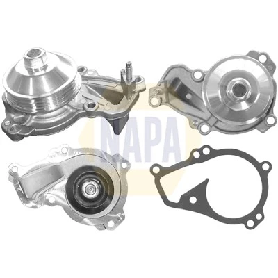 Water Pump fits PEUGEOT 301 1.2 2014 on Coolant NAPA 1635181780 9803442480 New - Image 2 of 4