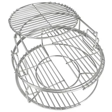 Medium Egg Grill Expander Rack Kit - 304 Stainless Steel Cooking System
