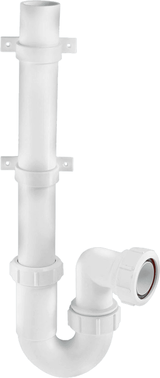 McAlpine WM3 75mm Water Seal Standpipe Trap with 1.5"" Multifit Outlet, White