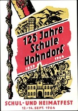 Künstler Ak Hohndorf im Erzgebirge, Schul- und Heimatfest 1964,... - 3992254