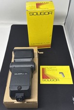 NEW IN BOX NOS Soligor MK-30A Electronic Flash Auto Thyristor Zoom Shoe Mount