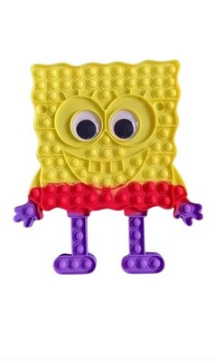 Großer Sponge Bob Pop it Push It Fidget Stressabbau Spielzeug 35 cm x 32 cm