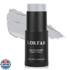 Light Gray Face Paint, Cream-based Body Paint Stick  Larger Capacity   High Pig