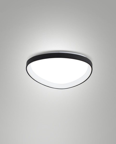 LED Deckenleuchte Schwarz B:42 Cm 2700/3000/4000 K Deckenlampe Schlafzimmer-image