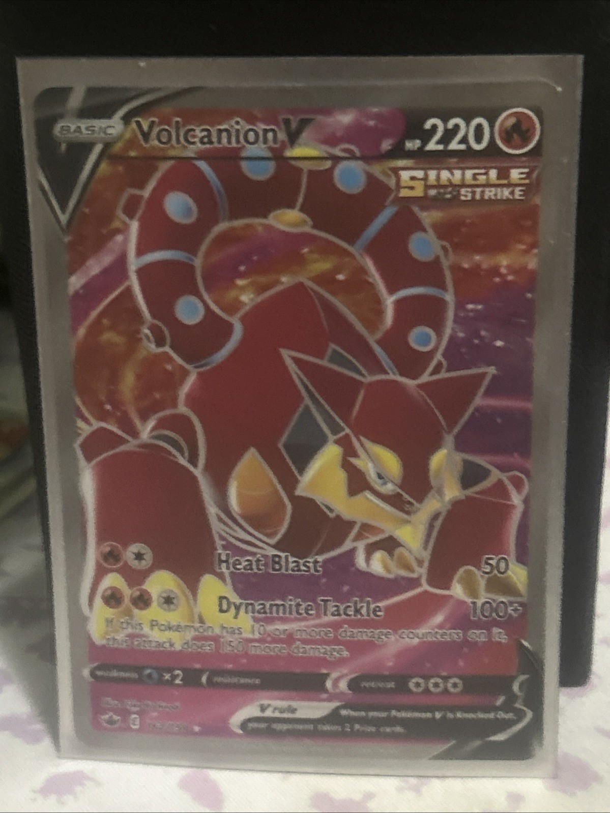 volcanion v pokemon card value Pokemon TCG - Volcanion V - 025/198 - Ultra Holo Rare - Chilling Reign