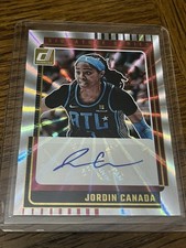 2025 Donruss WNBA Jordin Canada Signature Series Holo Laser Auto Atlanta Dream