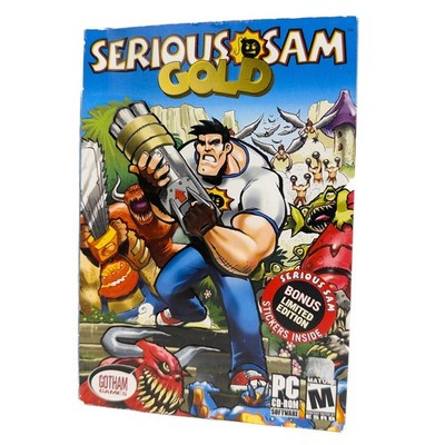 Serious Sam: Gold (PC, 2003) USA VERSION! AUTHENTIC! Complete W/ Manual Stickers
