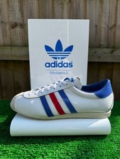 VINTAGE Adidas CADET 80 s casual UK 8 FRANCE REKORD 2020 OG COLORAZIONE RARO LOOK