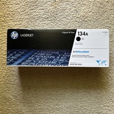 HP 134A Black Toner Cartridge W1340A Genuine OEM LaserJet Toner New Sealed