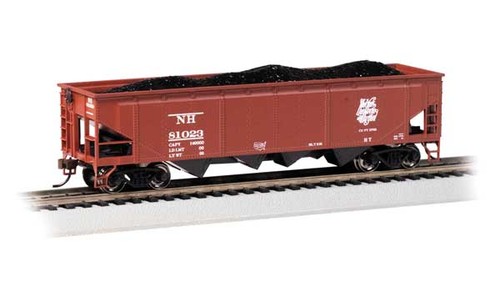 Bachmann 17624 HO Maßstab 40' Vierfach-Kübelwagen Silber New Haven #81023 | Zustand: Neu