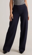 Quince Ultra-Stretch Ponte Wide Leg Pants Size Medium