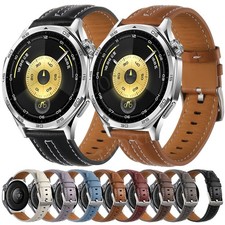 Luxury Leather Band Strap For Huawei Watch 4 3 Pro GT5 4 3 2/2e GT 6 5 Pro 46mm