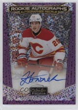 2024-25 O-Pee-Chee Platinum Rookie Violet Pixels 38/65 Samuel Honzek Auto 0il7