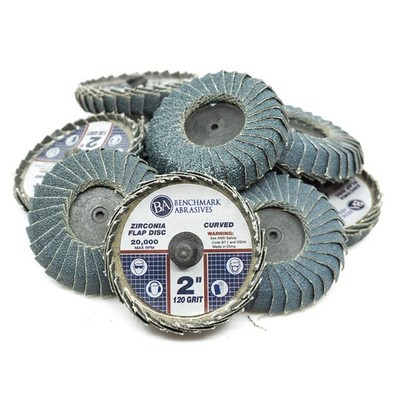 71878 2'' Quick Change Zirconia Curved Flap Disc Grinding Wheel 120 Grit